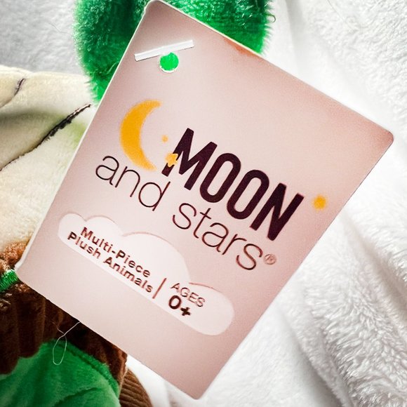 MOON & STARS Multi Piece Plush Safari Animals w/Tree Trunk Carrier, NWT - Picture 9 of 14